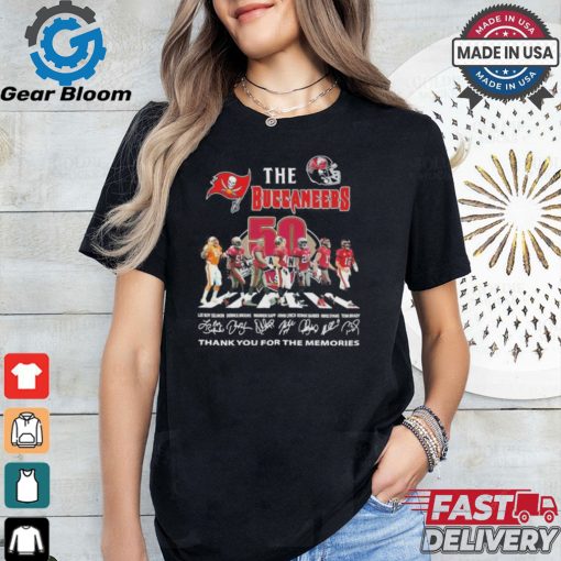 The Buccaneers Abbey Road 50th Anniversary Thank You For The Memories Signatures Shirt