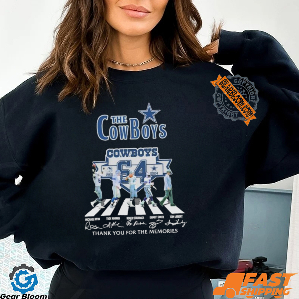 The Cowboys Abbey Road 64th Anniversary 1960 2024 Thank You For The Memories Signatures Shirt The Cowboys Abbey Road 64th Anniversary 1960 2024 Thank You For The Memories Signatures Shirt