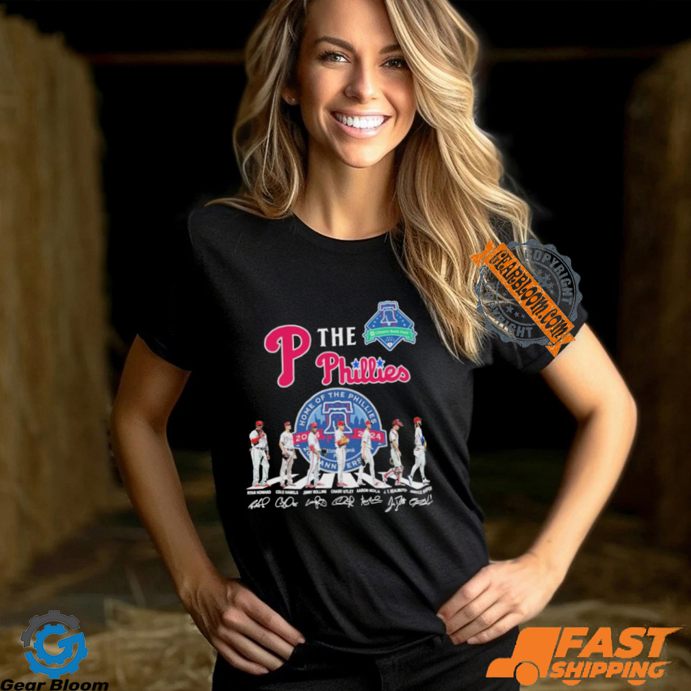 The Philadelphia Phillies Abbey Road Thank You For The Memories Signatures Shirt The Philadelphia Phillies Abbey Road Thank You For The Memories Signatures Shirt