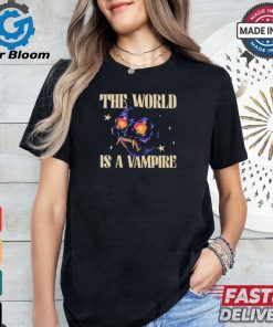 The World Is A Vampire Skull T shirts