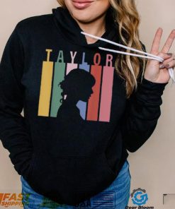 Top Retro taylor first name personalized groovy birthday girl shirt