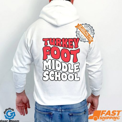 Turkey Foot Middle School Curved Text Shirt