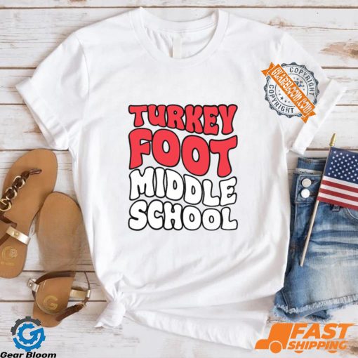 Turkey Foot Middle School Curved Text Shirt