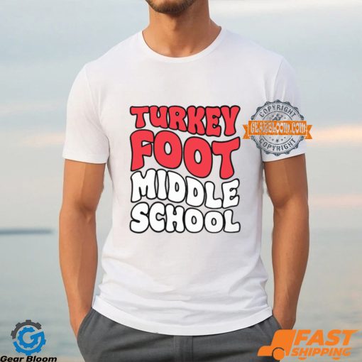 Turkey Foot Middle School Curved Text Shirt