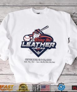 USSSA Virginia Baseball Bring the Leather 2024 logo shirt