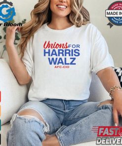 Unions For Harris Walz Afl Cio Shirt
