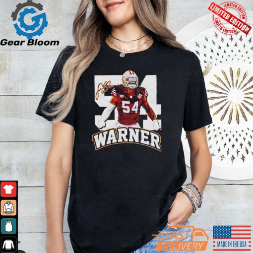 Warner 54 San Francisco 49ers Football Signature Shirt