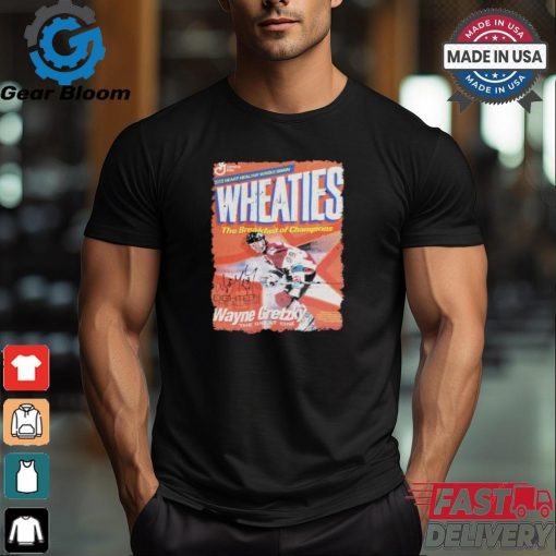 Wayne Gretzky The Great One Made With Heart Healthy Whole Grain Wheaties 2003 T Shirts