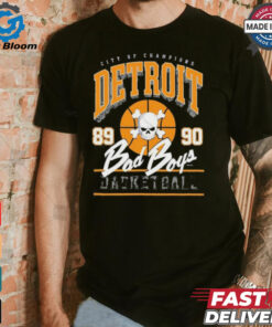 2024 25 Detroit Pistons Bad Boys Baseball City Of Champions Shirt