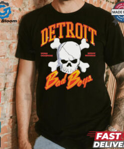 2024 25 Detroit Pistons Bad Boys Gradient T Shirt