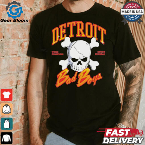 2024 25 Detroit Pistons Bad Boys Gradient T Shirt