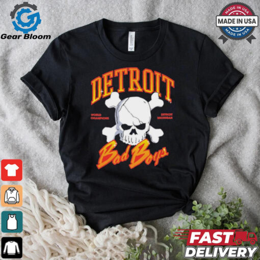 2024 25 Detroit Pistons Bad Boys Gradient T Shirt