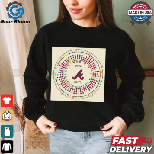 2024 Atlanta Braves are MLB 82 70 BravesCountry and HeadToHead t shirt