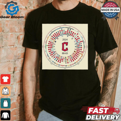 2024 Cleveland Guardians are MLB 88 65 ForTheLand HeadToHead t shirt