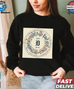 2024 Detroit Tigers are MLB 80 73 RepDetroit and HeadToHead t shirt