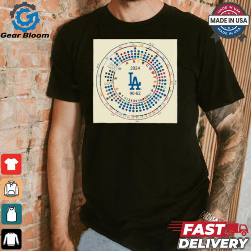 2024 Los Angeles Dodgers are MLB 90 62 LetsGoDodgers and HeadToHead t shirt