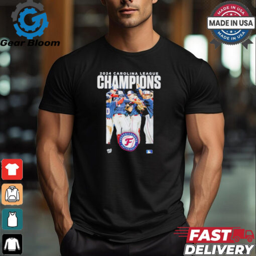 2024 MILB Carolina League Champions Fredericksburg Nationals Player Shirt