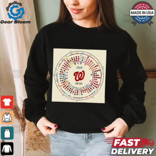 2024 Washington Nationals are MLB 68 84. NATITUDE and HeadToHead t shirt