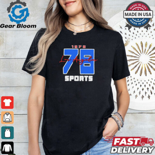 Top 1978 Sports Los Angeles Tee T shirt