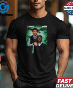 Official Jalen Hurts x Aj Brown Philadelphia Eagles Step Brothers Shirt