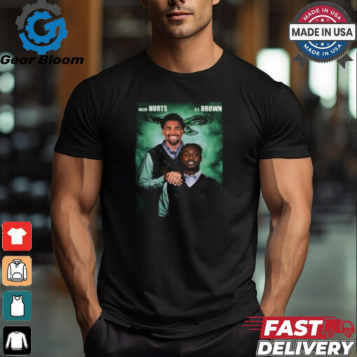 Official Jalen Hurts x Aj Brown Philadelphia Eagles Step Brothers Shirt