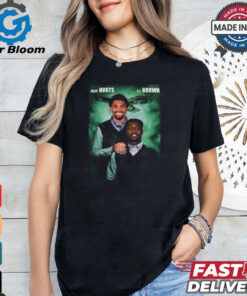 Official Jalen Hurts x Aj Brown Philadelphia Eagles Step Brothers Shirt