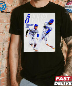 5hohei 0htani LA Dodgers 2 stolen bases 3 home runs 6 hits 10 RBI T shirt