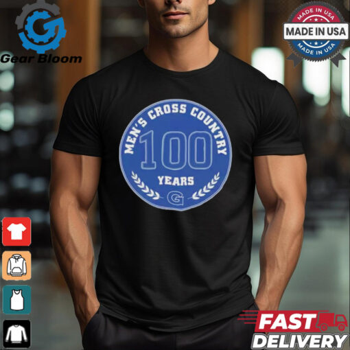 Georgetown University Men’s Cross Country 100 Years Anniversary T Shirt