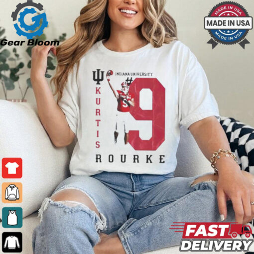 Indiana Hoosiers Football #9 Kurtis Rourke shirt