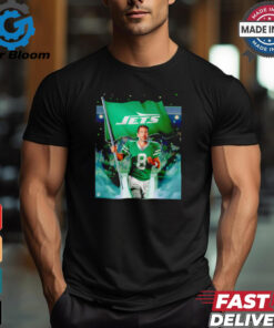 Aaron Rodgers New York Jets flag new season shirt