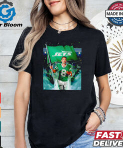 Aaron Rodgers New York Jets flag new season shirt