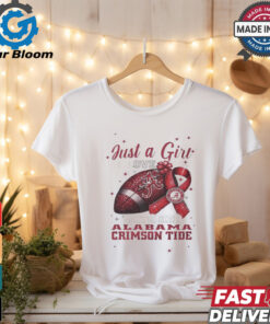 Alabama Crimson Tide Just A Girl In Love With Her Crimson Tide Personalized shirt