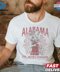 Alabama vs. Wisconsin 2024 Jump Up Get Down September 14th 2024 Camp Randall Stadium Shirt