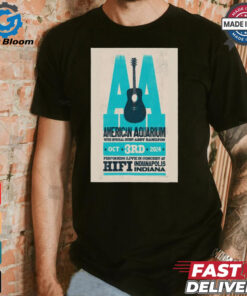 American Aquarium Oct 3 2024 The Hi Fi Indianapolis in Indianapolis IN Tour Poster Shirt