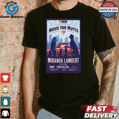 Ascend Amphitheater, Nashville TN Event Miranda Lambert & Friends Poster Shirt