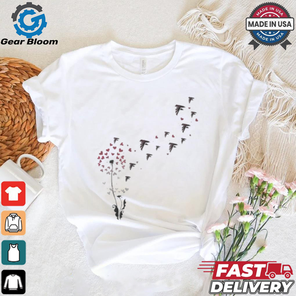 Atlanta Falcons Floral Dandelion Shirt Atlanta Falcons Floral Dandelion Shirt