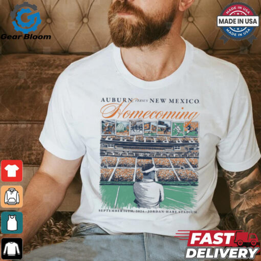 Auburn Tigers vs. New Mexico Homecoming September 14th 2024 Jordan Hare Stadium Shirt