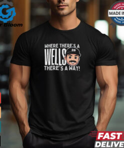 Austin Wells New York Yankees baseball where there’s a wells there’s a way shirt