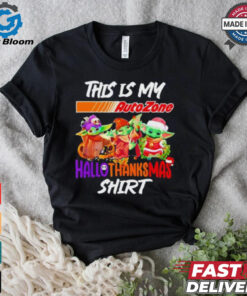 Baby Yoda AutoZone This Is My Hallothanksmas Shirt