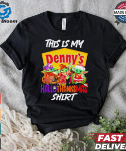 Baby Yoda Denny’s This Is My Hallothanksmas Shirt