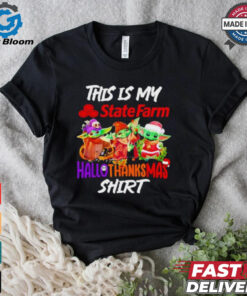 Baby Yoda State Farm This Is My Hallothanksmas Shirt