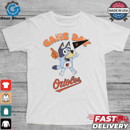 Baltimore Orioles Bluey Game Day shirt