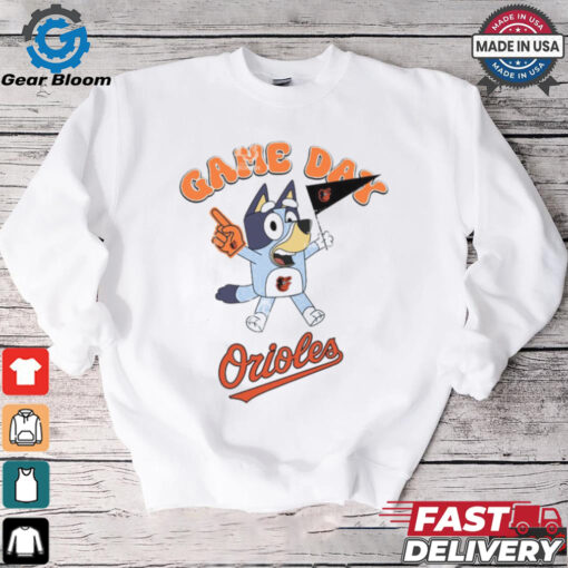 Baltimore Orioles Bluey Game Day shirt