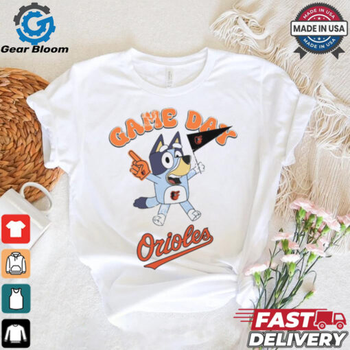 Baltimore Orioles Bluey Game Day shirt