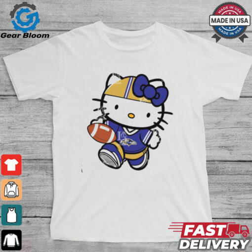 Baltimore Ravens Cute Hello Kitty Football shirt