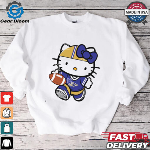 Baltimore Ravens Cute Hello Kitty Football shirt