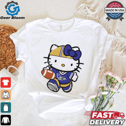 Baltimore Ravens Cute Hello Kitty Football shirt