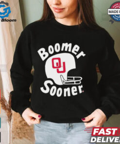 Boomer Sooner Oklahoma Sooners helmet shirt