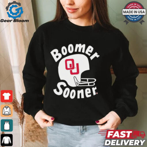 Boomer Sooner Oklahoma Sooners helmet shirt