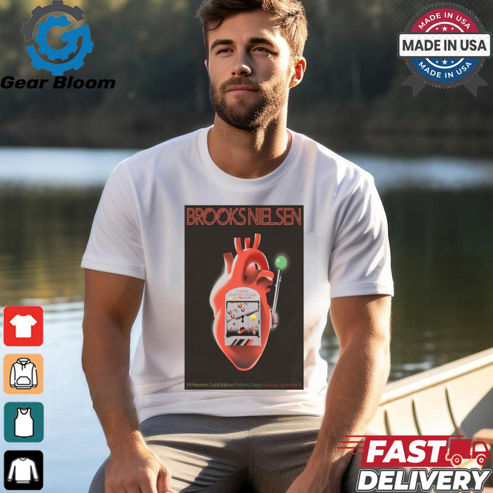 Brooks Nielsen At McMenamins Crystal Ballroom In Portland, Oregon On Sept 14 2024 Poster Shirt Brooks Nielsen At McMenamins Crystal Ballroom In Portland, Oregon On Sept 14 2024 Poster Shirt